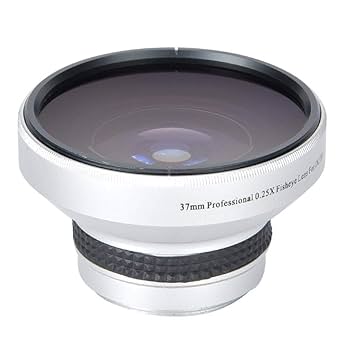 Amazon.co.jp: 37mm 0.25X スーパー魚眼レンズ追加レンズ
